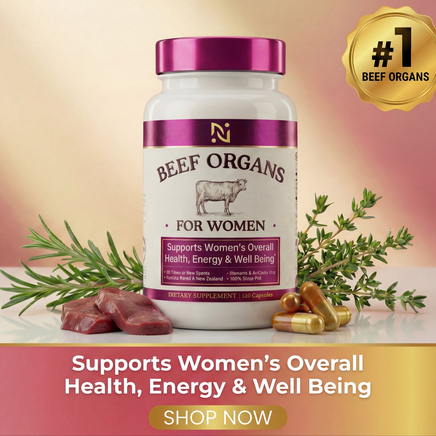 Nova Labs - Beef Organ Supplement for Women